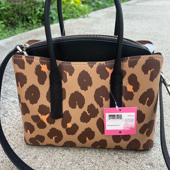 Kate Spade Margaux leopard medium satchel - Picture 6 of 8